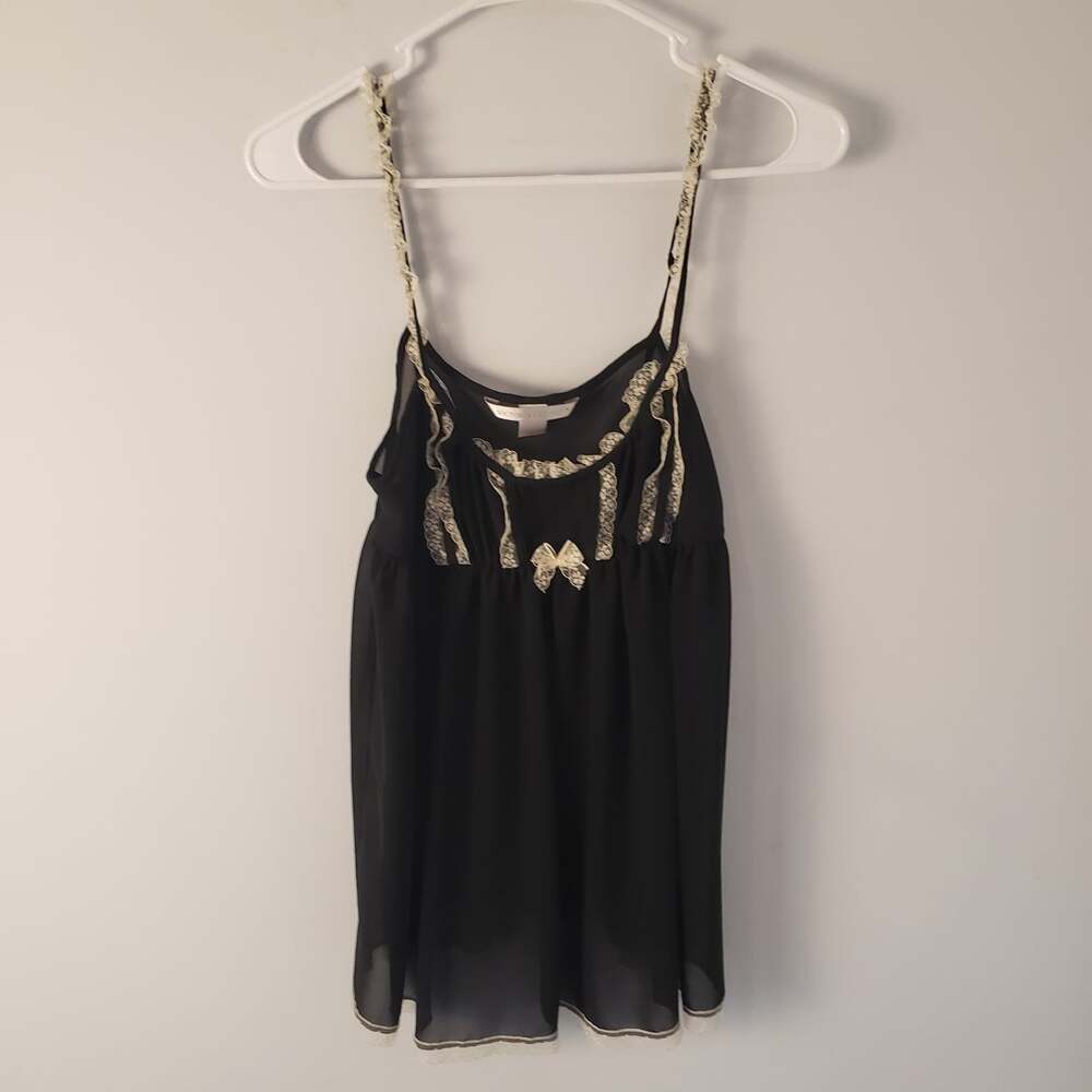 Victoria Secret Milkmaid Babydoll Y2K Grunge Fairy 90s Coquette Goth Moto